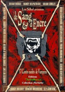 anthologie Léa Silhol "De sang et d'Encre", vampires